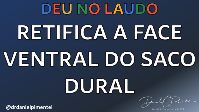 Abaulamento Discal Difuso em Contato com a Face Ventral do Saco Dural
