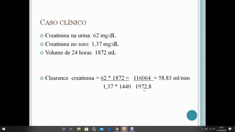 Entendendo o Cálculo da Creatinina: Importância e Interpretações