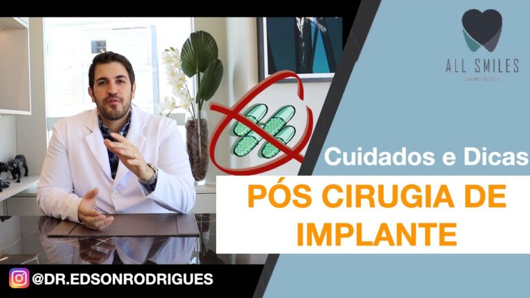 Cuidados Essenciais no Pós-Operatório de Implante Dentário