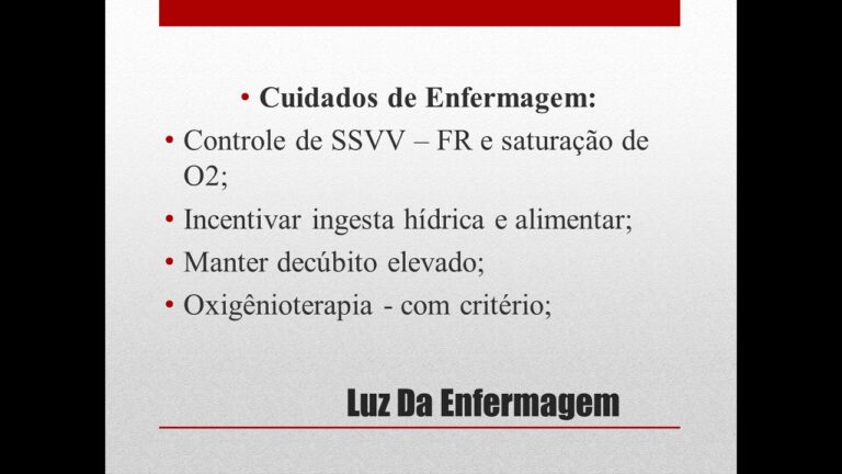 Cuidados de Enfermagem na Bronquite: Abordagens Eficazes