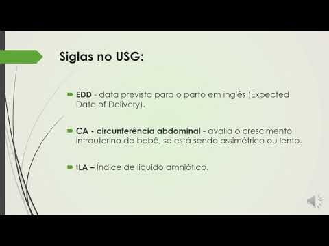 Entendendo as Siglas da Ultrassom Obstétrica