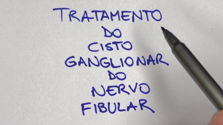 Tratamento Eficaz para Cisto Gangliônico no Joelho