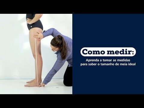 Como Medir a Perna para Meia de Compressão