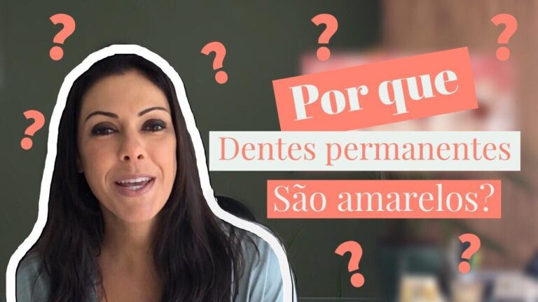 Dente Permanente Amarelo: Causas e Soluções