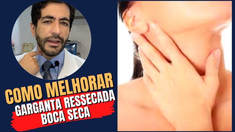 Al&iacute;vio para a Garganta com Sensa&ccedil;&atilde;o de Seca
